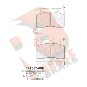 RB1357 R BRAKE