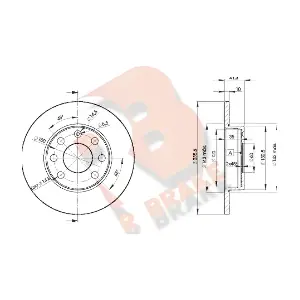 R BRAKE 78RBD26193