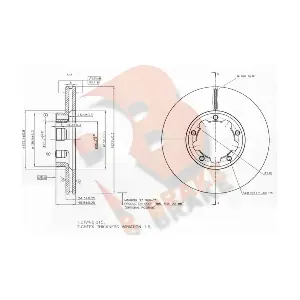 R BRAKE 78RBD20025
