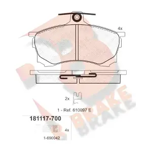 R BRAKE RB1117-700