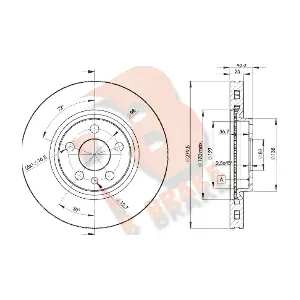 R BRAKE 78RBD24620