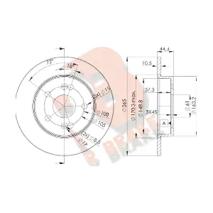 78RBD24297 R BRAKE
