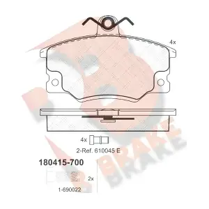 R BRAKE RB0415-700