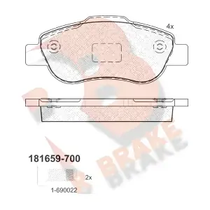 R BRAKE RB1659-700