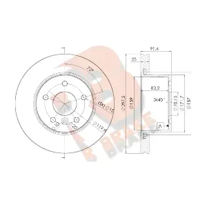 78RBD10380 R BRAKE