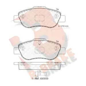 R BRAKE RB1843