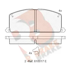 R BRAKE RB0462