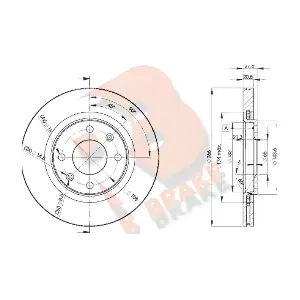 R BRAKE 78RBD24697