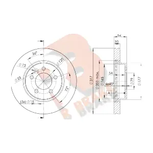78RBD27360 R BRAKE
