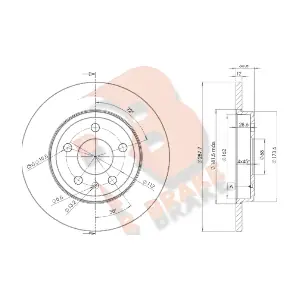 78RBD25316 R BRAKE