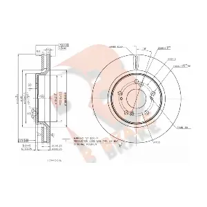 R BRAKE 78RBD22950