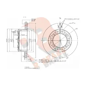 R BRAKE 78RBD16330