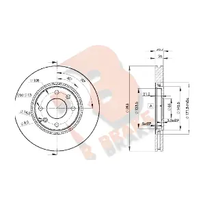 R BRAKE 78RBD27406