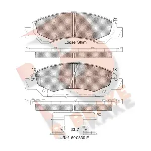 RB2138 R BRAKE