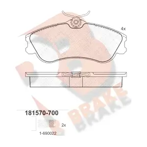 R BRAKE RB1570-700