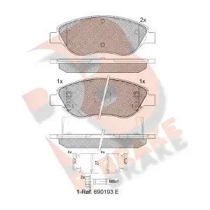 R BRAKE RB1445-208