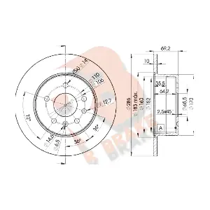 R BRAKE 78RBD29210