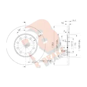 78RBD25631 R BRAKE