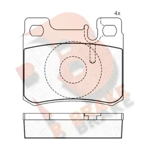 R BRAKE RB0974