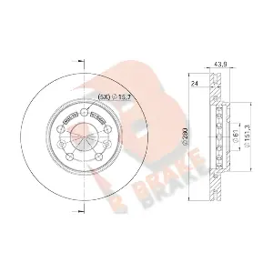 R BRAKE 78RBD24294