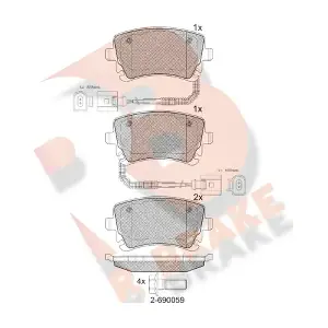 R BRAKE RB1674