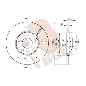 R BRAKE 78RBD24063