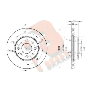 R BRAKE 78RBD28929