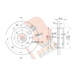78RBD26001 R BRAKE
