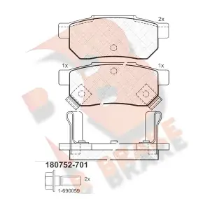 R BRAKE RB0752-701