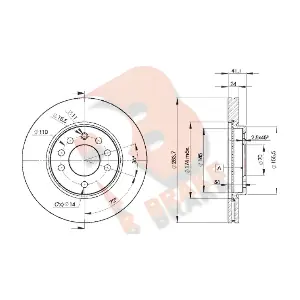 R BRAKE 78RBD29047