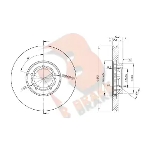 R BRAKE 78RBD25611