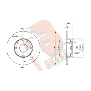R BRAKE 78RBD27702