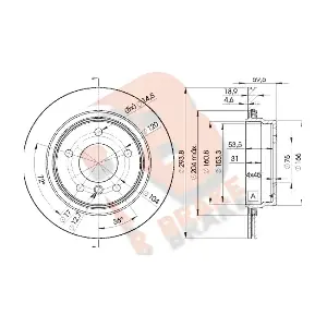 78RBD25563 R BRAKE