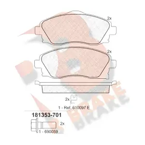 R BRAKE RB1353-701