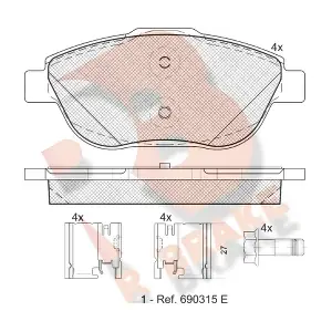 RB1925-201 R BRAKE