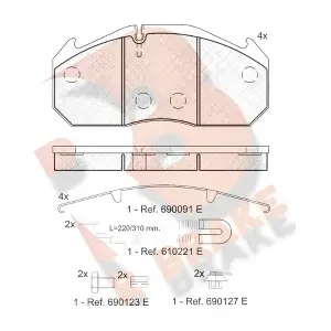 R BRAKE RB1040-113