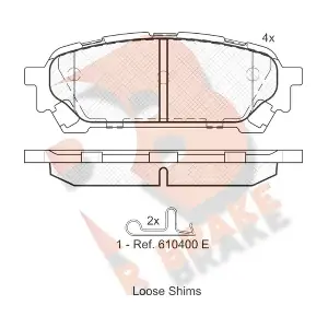R BRAKE RB1737