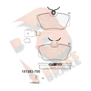 R BRAKE RB1393-700