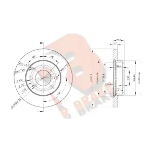 R BRAKE 78RBD21702