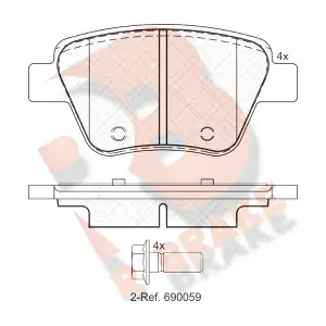 R BRAKE RB1967
