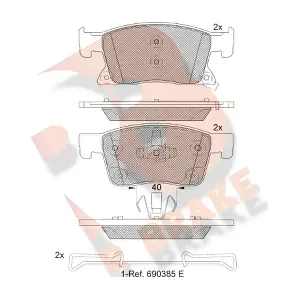 R BRAKE RB2245