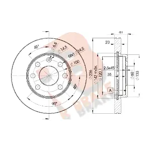 R BRAKE 78RBD21440