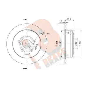 R BRAKE 78RBD24126