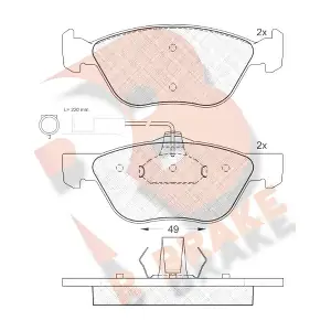 R BRAKE RB1125