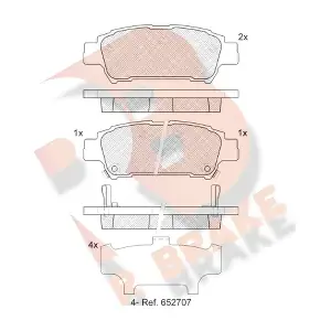 R BRAKE RB1608