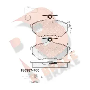 R BRAKE RB0987-700