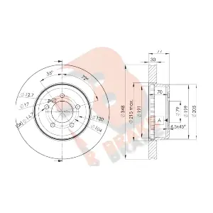 78RBD23402 R BRAKE