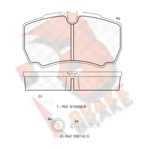 R BRAKE RB1640-117