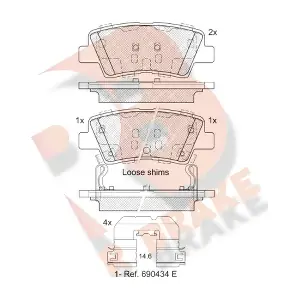 R BRAKE RB2036-203