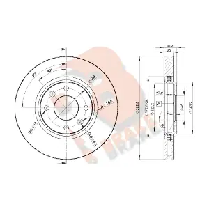 R BRAKE 78RBD24752